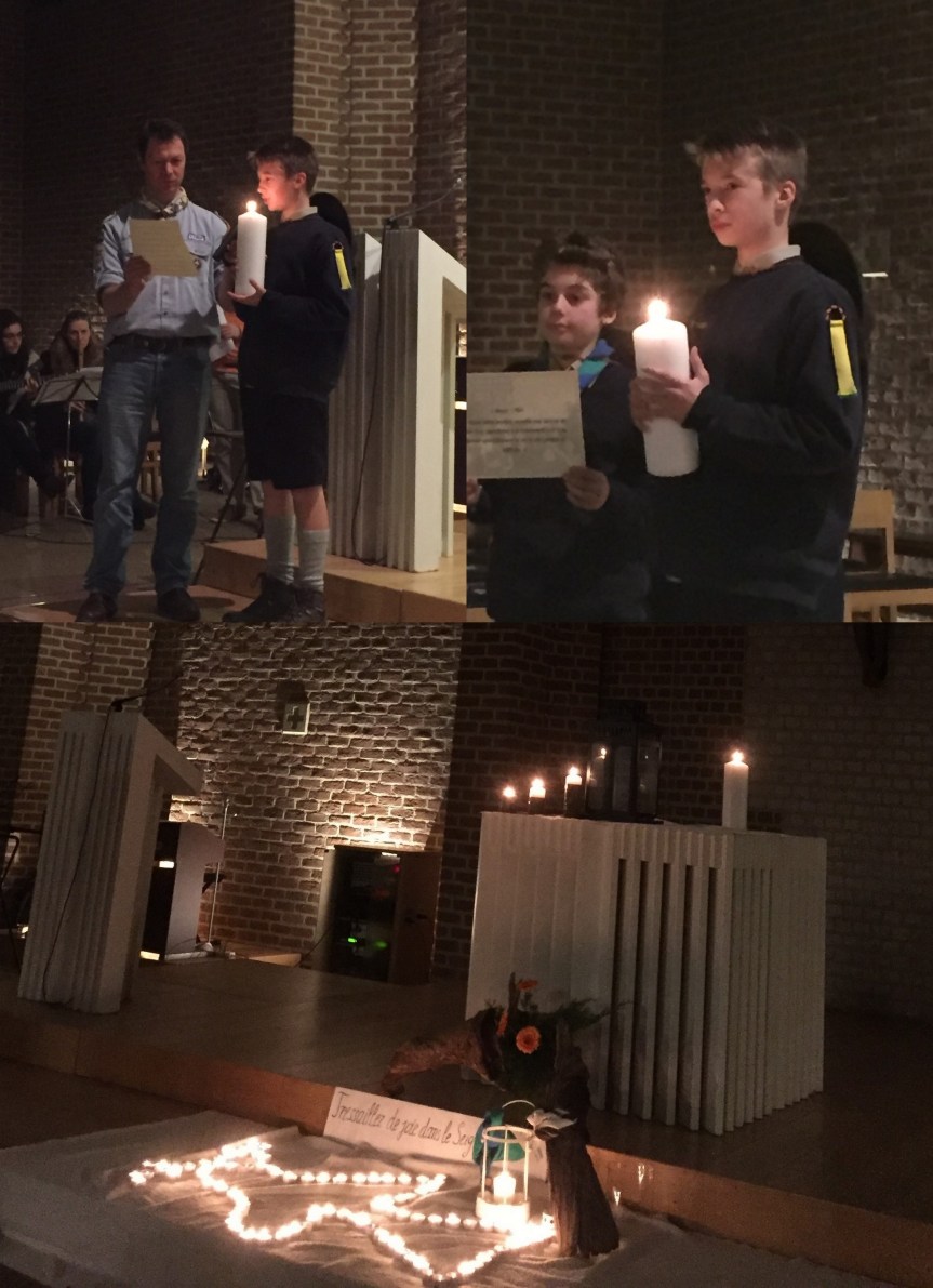 La Flamme de la Paix à Viva For Life (de Nodebais à&nbsp;Nivelles)