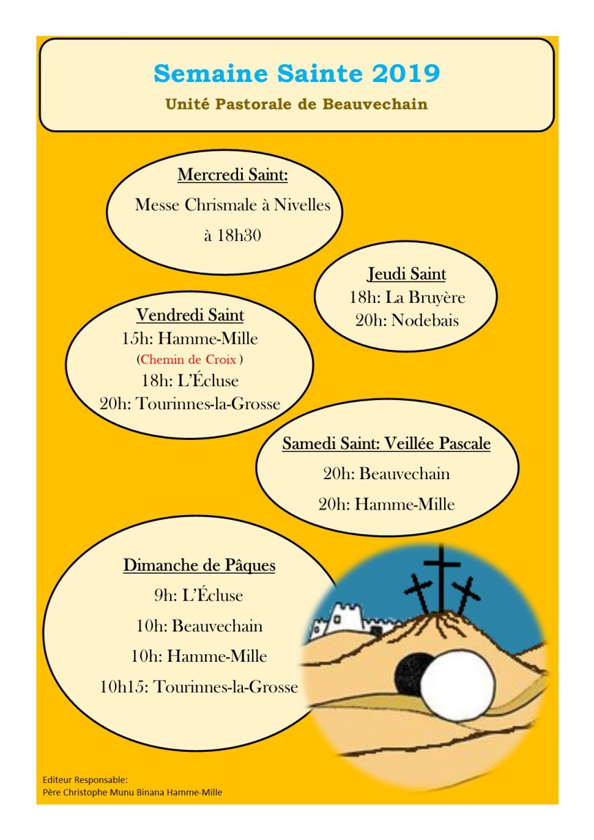 La semaine Sainte à&nbsp;Beauvechain