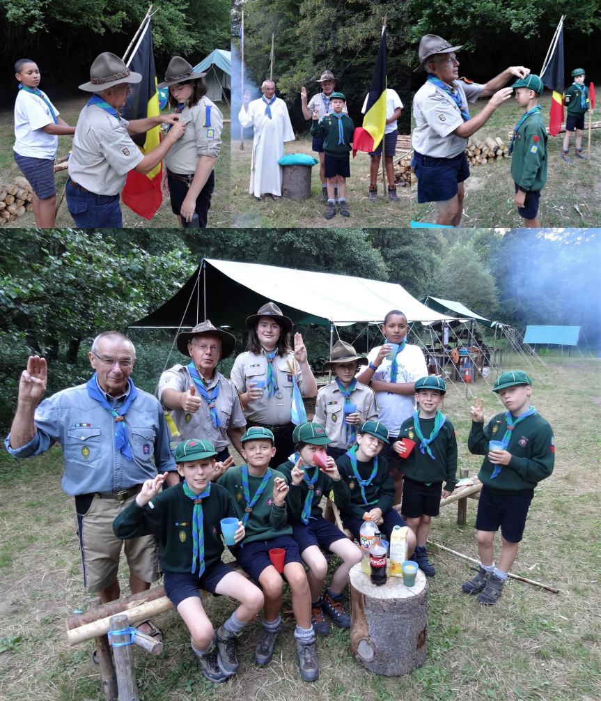 Des promesses chez les Scouts de&nbsp;Nodebais