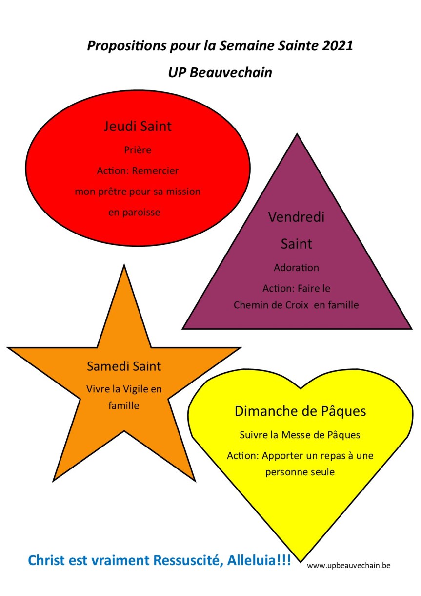 Semaine Sainte à l&rsquo;UP de&nbsp;Beauvechain