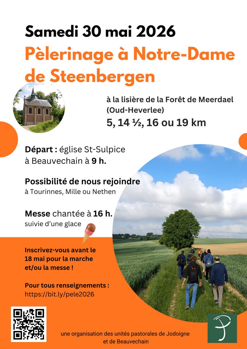 Pèlerinage le samedi 30&nbsp;mai