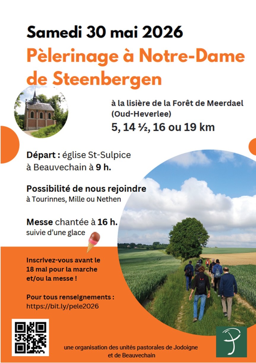 Pèlerinage le samedi 30&nbsp;mai